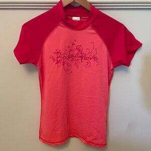 2-Toned Pink Rashguard || Body Glove